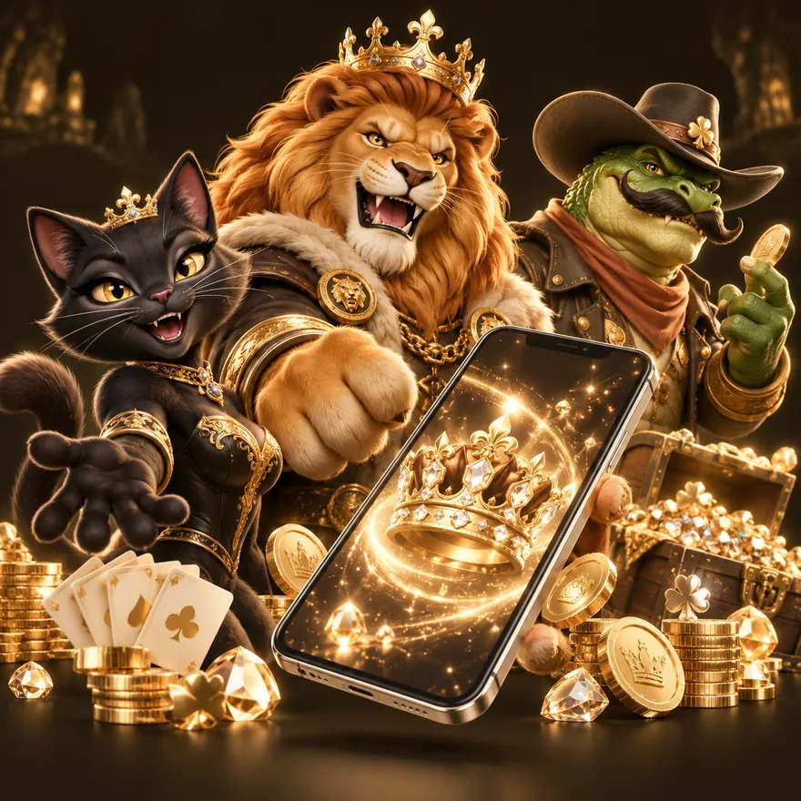 Smartphone with crown — Kingmaker Casino
