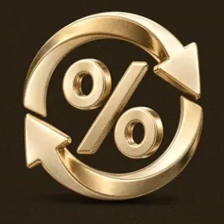 Percent cycle icon — Kingmaker Casino