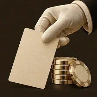 Hand dealing card — Kingmaker Casino