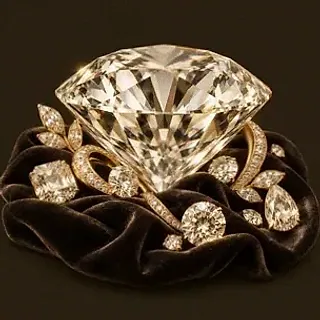 Faceted diamond gemstone — Kingmaker Casino