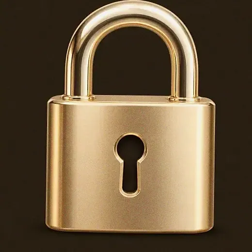 Metal padlock — Kingmaker Casino