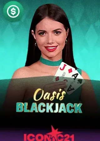 Oasis Blackjack live game cover