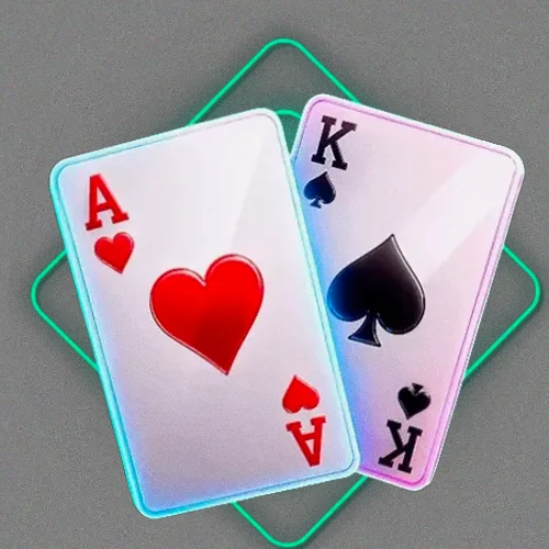 Ace and king playing cards