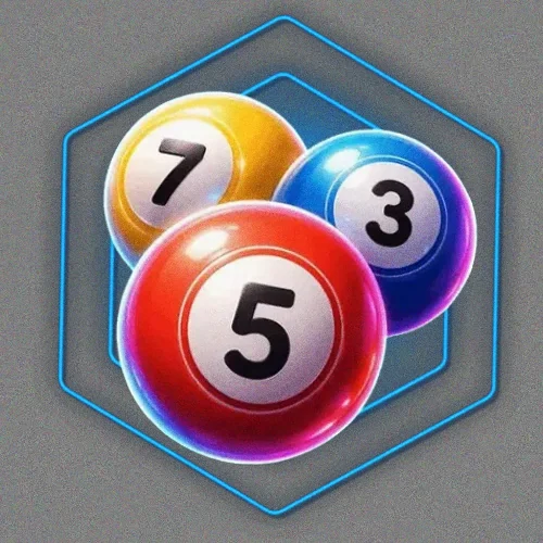Numbered bingo balls